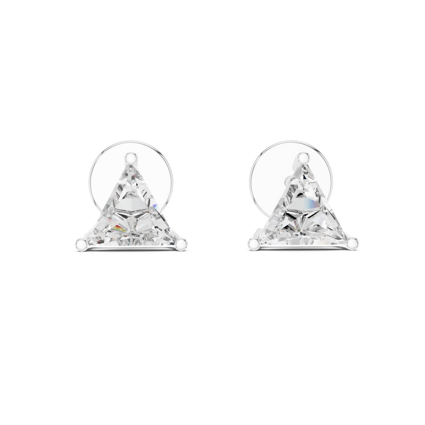 Princess Stud Lab Grown Diamond Earrings