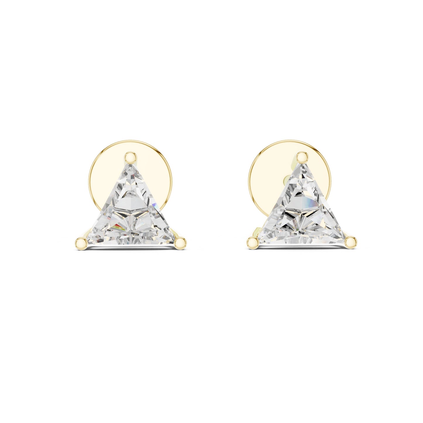 Princess Stud Lab Grown Diamond Earrings