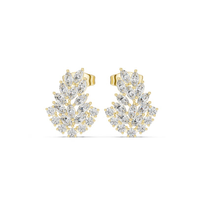 Mixed Shape Lab Grown Diamond Stud Earrings