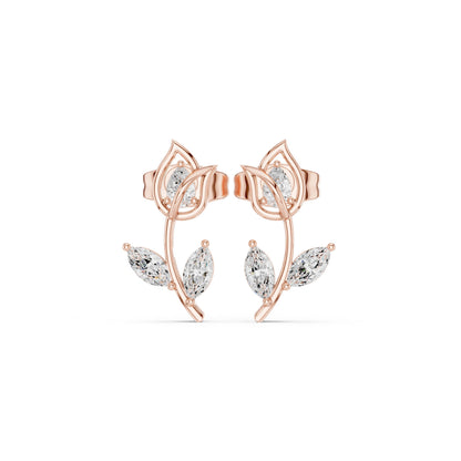 Mixed Shape Lab Grown Diamond Stud Earrings