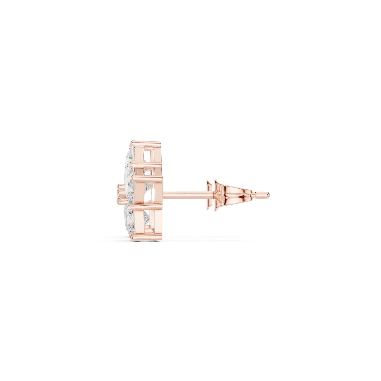 Princess Stud Lab Grown Diamond Earrings