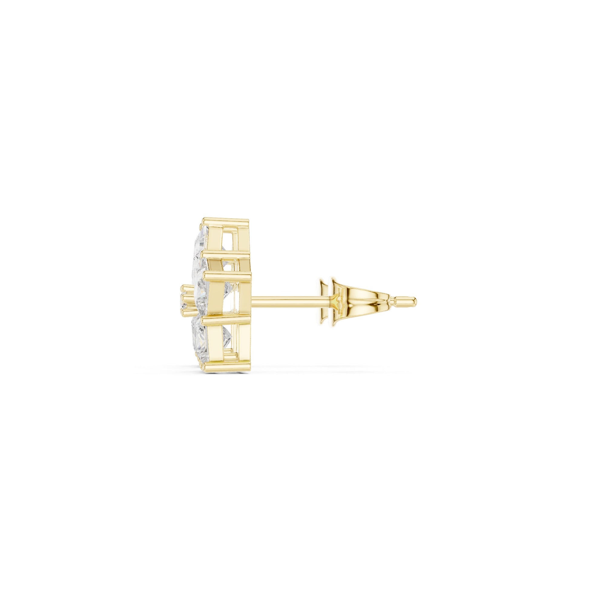 Princess Stud Lab Grown Diamond Earrings