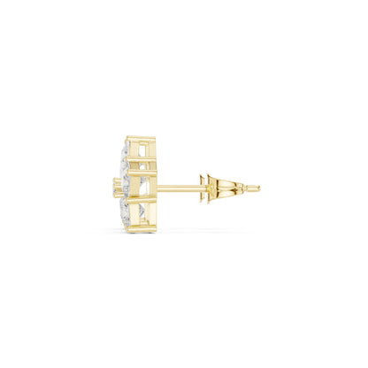 Princess Stud Lab Grown Diamond Earrings