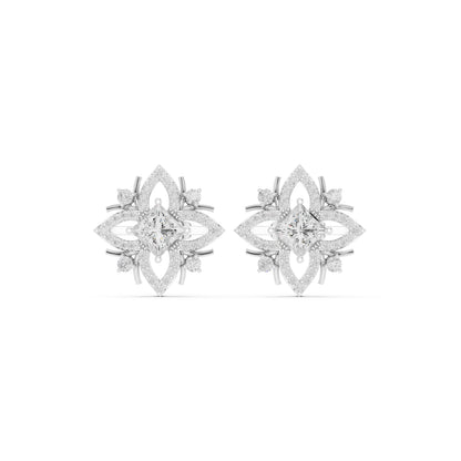 Mixed Shape Lab Grown Diamond Stud Earrings