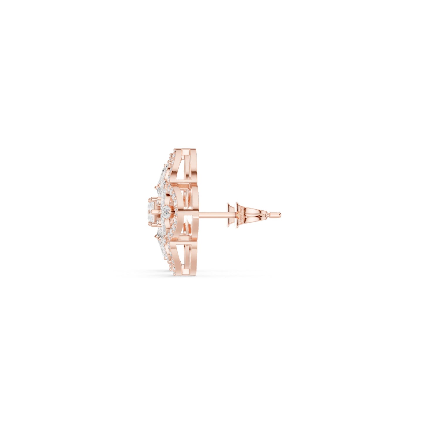Mixed Shape Lab Grown Diamond Stud Earrings
