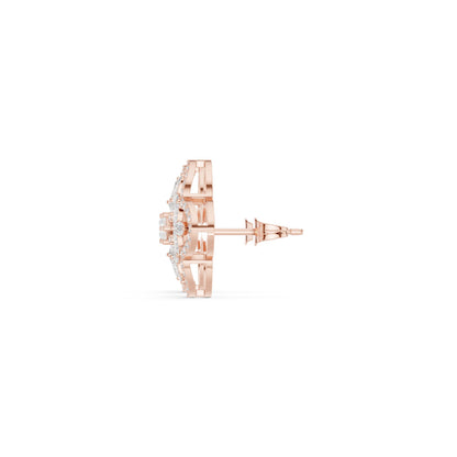 Mixed Shape Lab Grown Diamond Stud Earrings