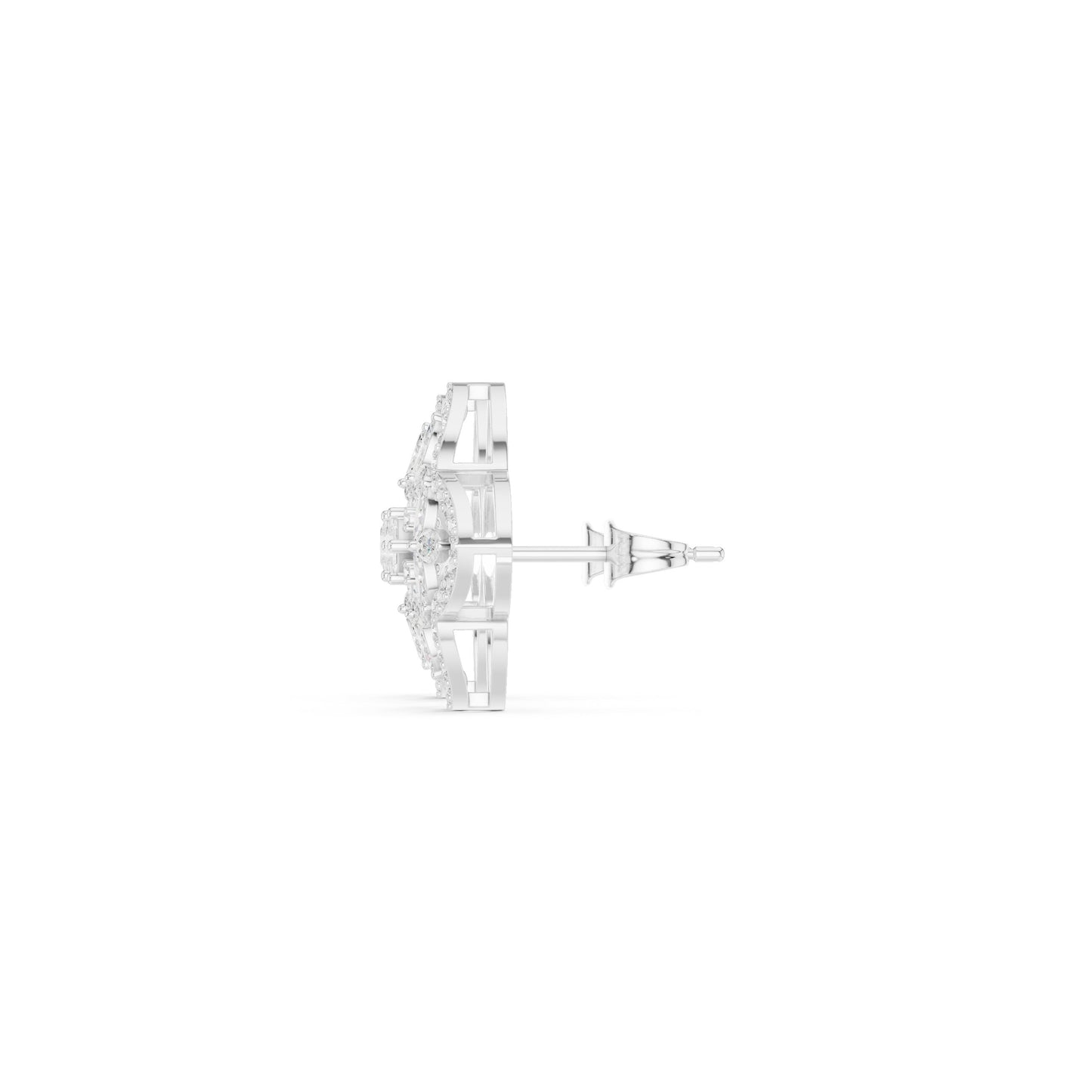Mixed Shape Lab Grown Diamond Stud Earrings