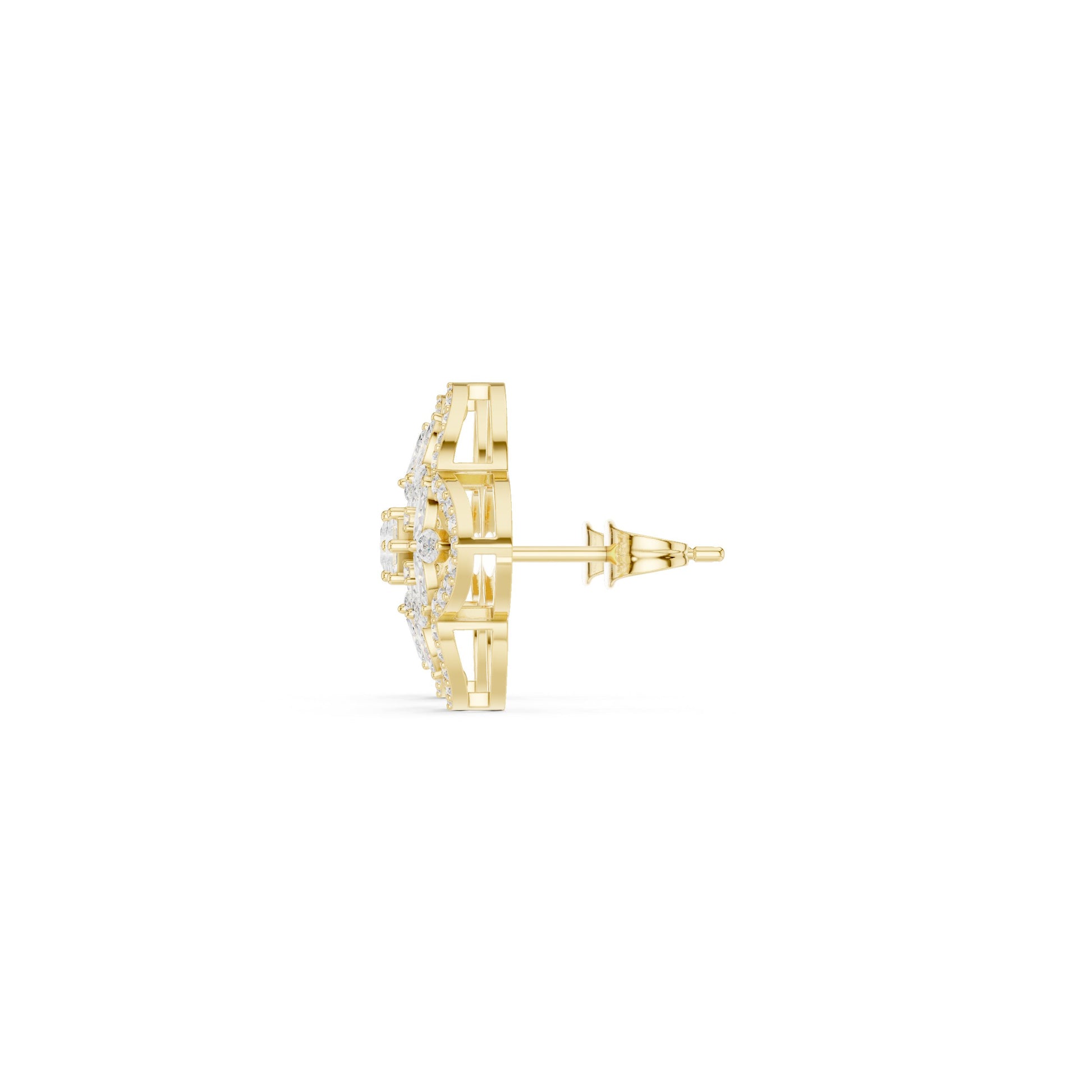 Mixed Shape Lab Grown Diamond Stud Earrings