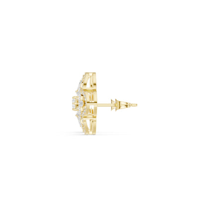 Mixed Shape Lab Grown Diamond Stud Earrings