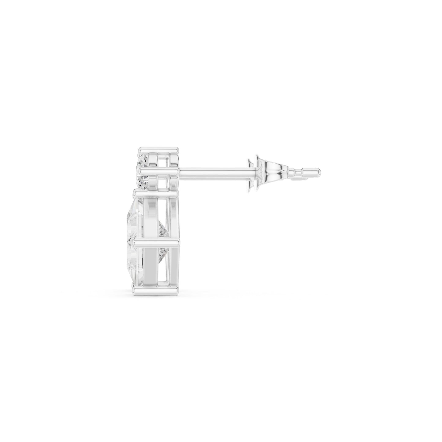 Mixed Shape Lab Grown Diamond Drop Earrings