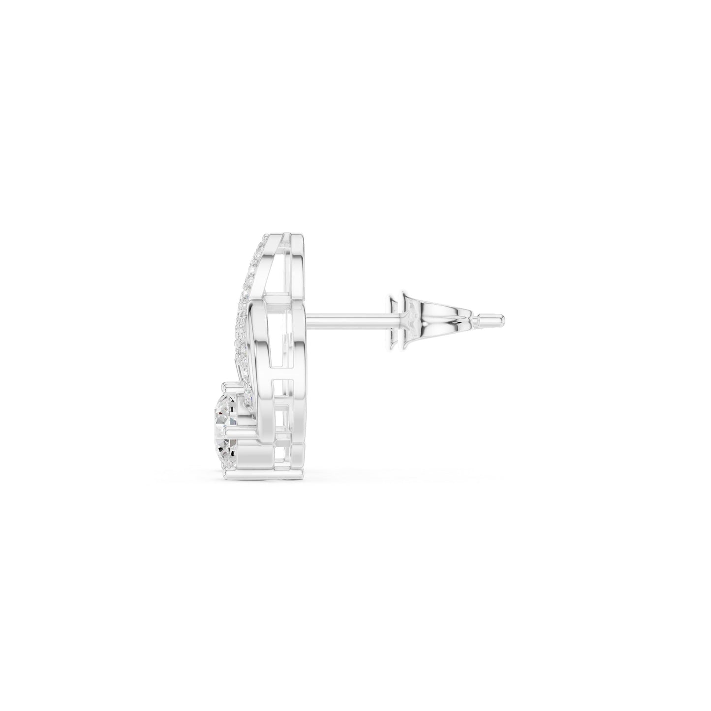 Mixed Shape Lab Grown Diamond Stud Earrings