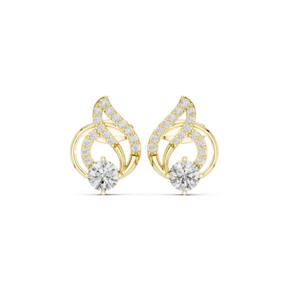 Mixed Shape Lab Grown Diamond Stud Earrings