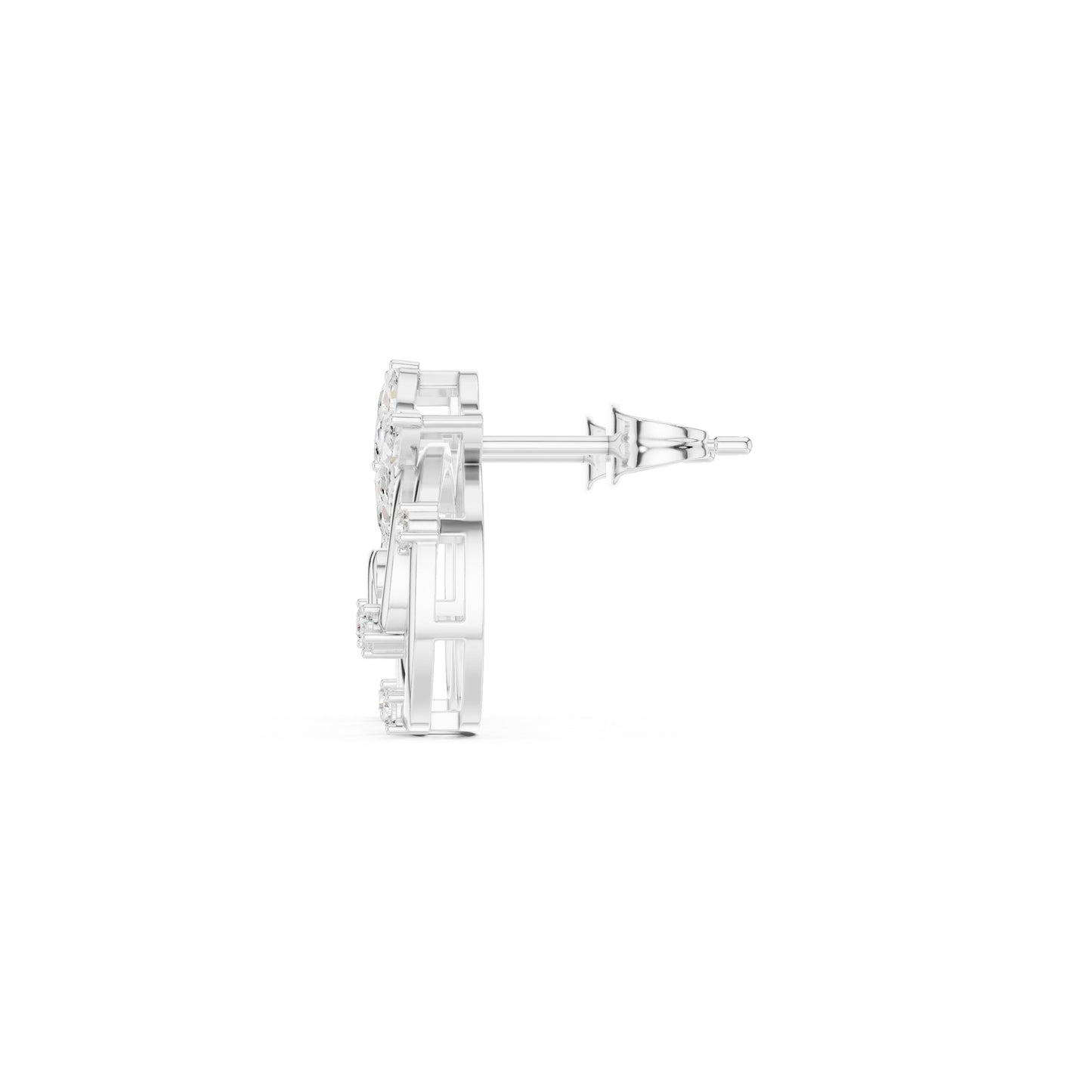 Mixed Shape Lab Grown Diamond Stud Earrings