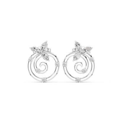 Mixed Shape Lab Grown Diamond Stud Earrings