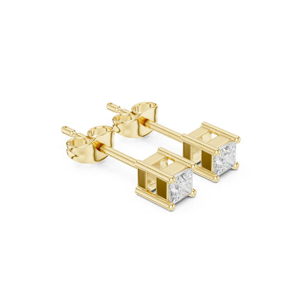 Princess Stud Lab Grown Diamond Earrings