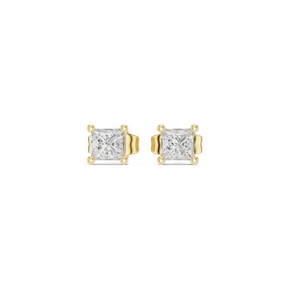 Princess Stud Lab Grown Diamond Earrings