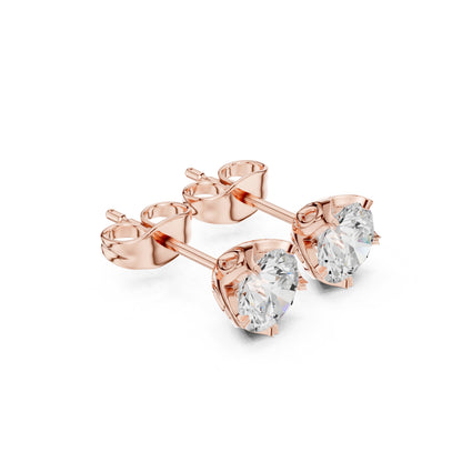 Mixed Shape Lab Grown Diamond Stud Earrings