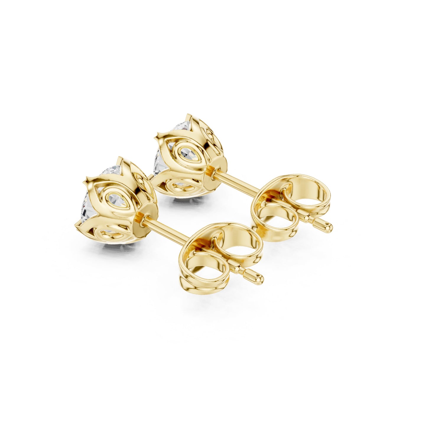 Mixed Shape Lab Grown Diamond Stud Earrings