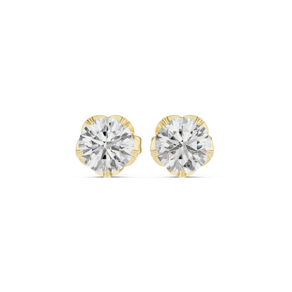 Mixed Shape Lab Grown Diamond Stud Earrings