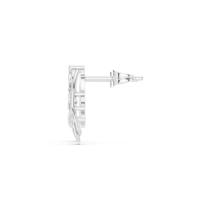 Mixed Shape Lab Grown Diamond Climber Earrings