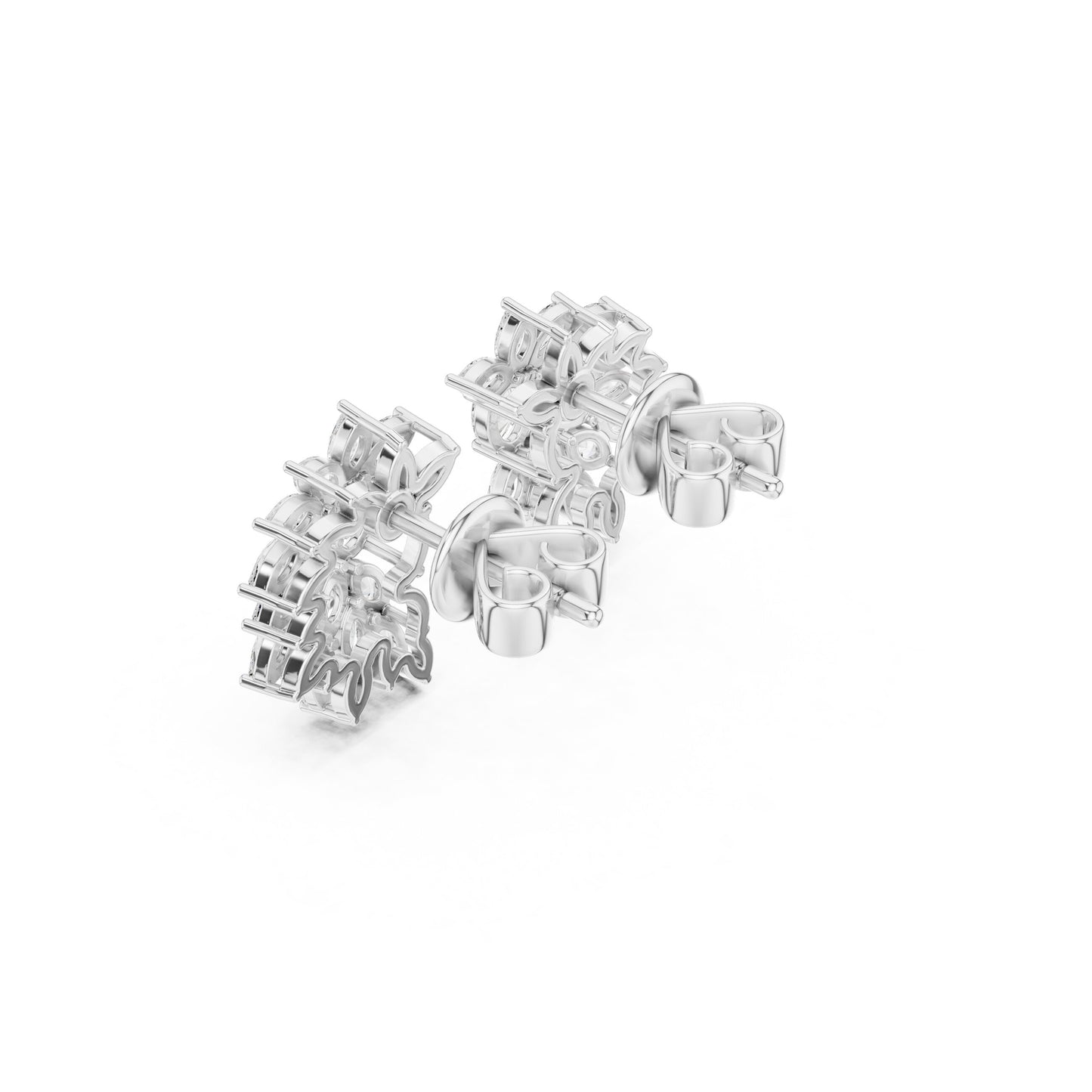 Marquise Cluster Lab Grown Diamond Earrings