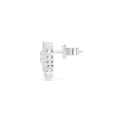 Marquise Cluster Lab Grown Diamond Earrings