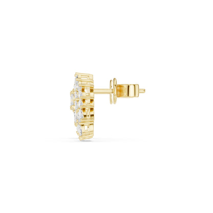 Marquise Cluster Lab Grown Diamond Earrings