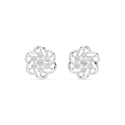 Round Stud Lab Grown Diamond Earrings