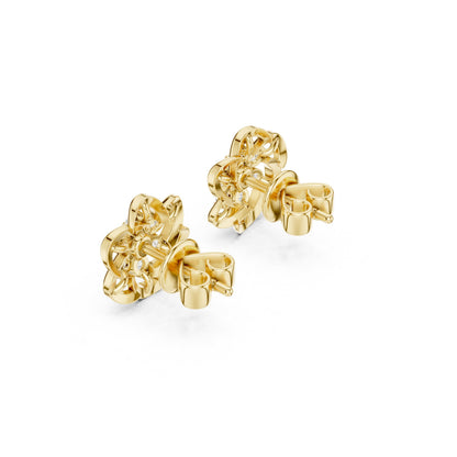 Round Stud Lab Grown Diamond Earrings