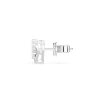 Round Stud Lab Grown Diamond Earrings