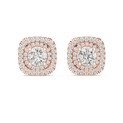 Mixed Shape Lab Grown Diamond Stud Earrings