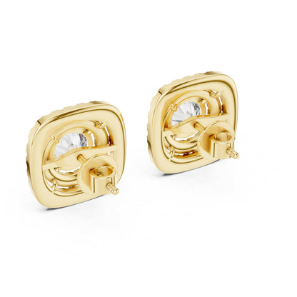 Mixed Shape Lab Grown Diamond Stud Earrings