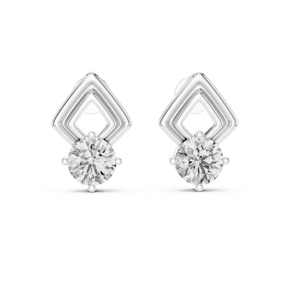 Mixed Shape Lab Grown Diamond Stud Earrings