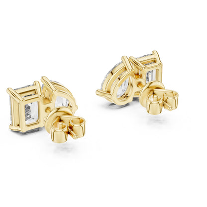 Mixed Shape Lab Grown Diamond Stud Earrings