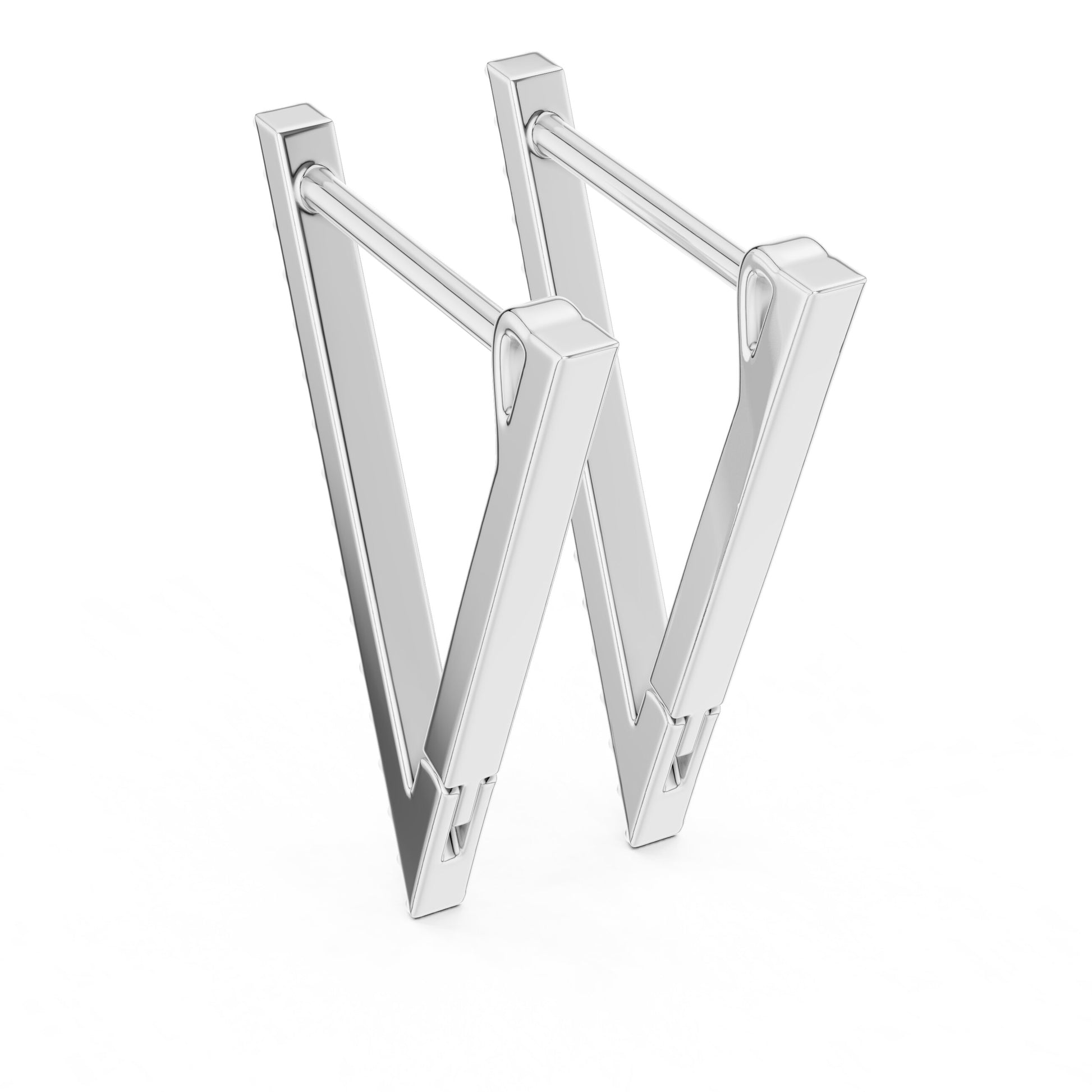 Round Huggie Lab Grown Diamond Earrings