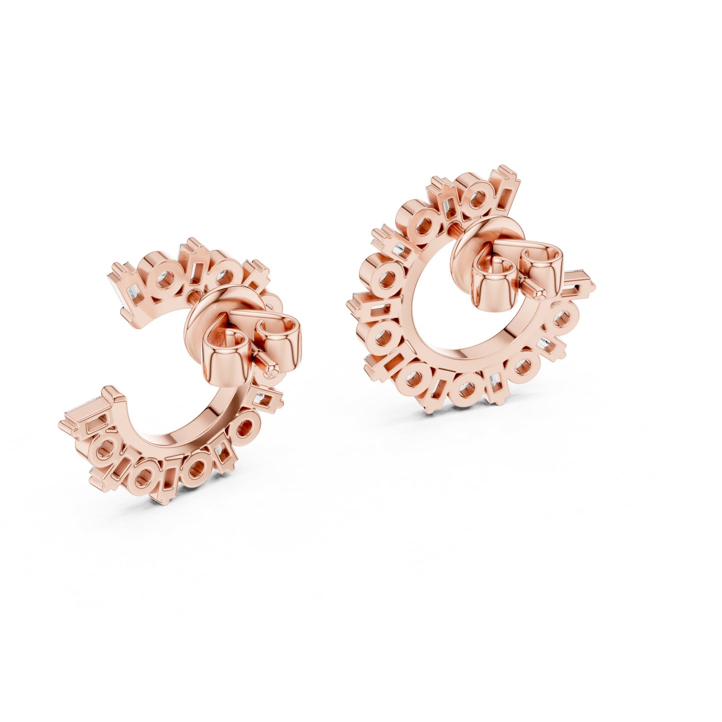 Mixed Shape Lab Grown Diamond Jacket Earrings