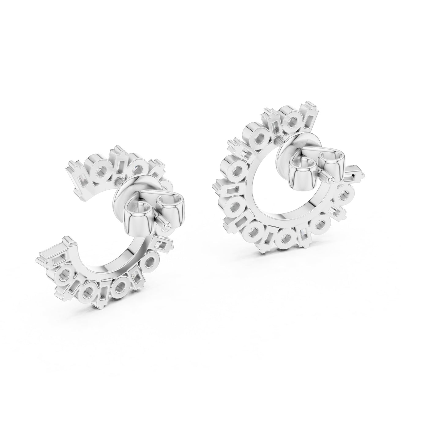 Mixed Shape Lab Grown Diamond Jacket Earrings