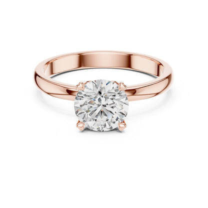 Round Solitaire Lab Grown Diamond Ring