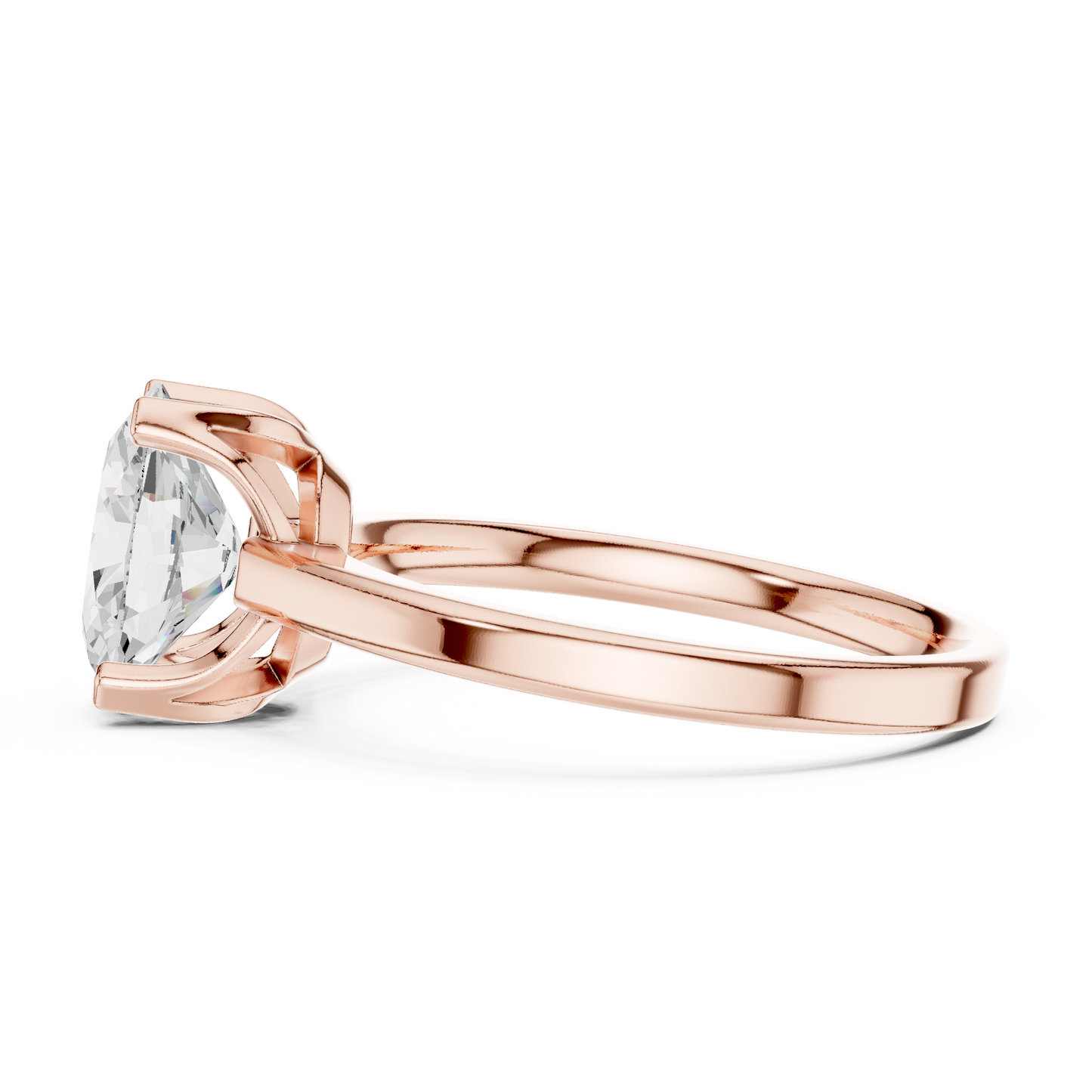 Oval Solitaire Lab Grown Diamond Ring