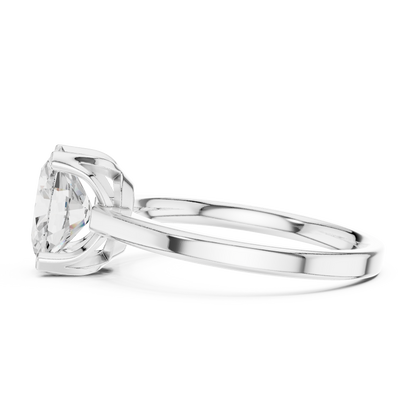 Oval Solitaire Lab Grown Diamond Ring