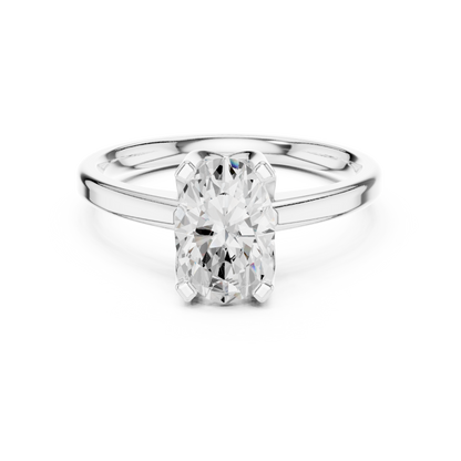 Oval Solitaire Lab Grown Diamond Ring