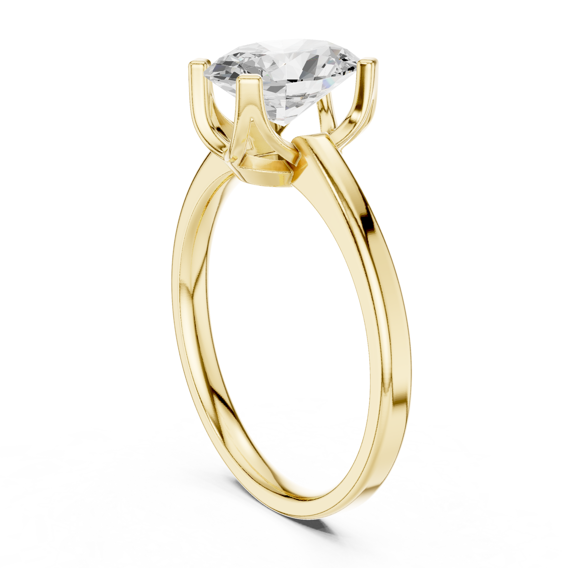 Oval Solitaire Lab Grown Diamond Ring