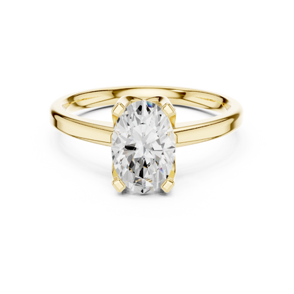 Oval Solitaire Lab Grown Diamond Ring
