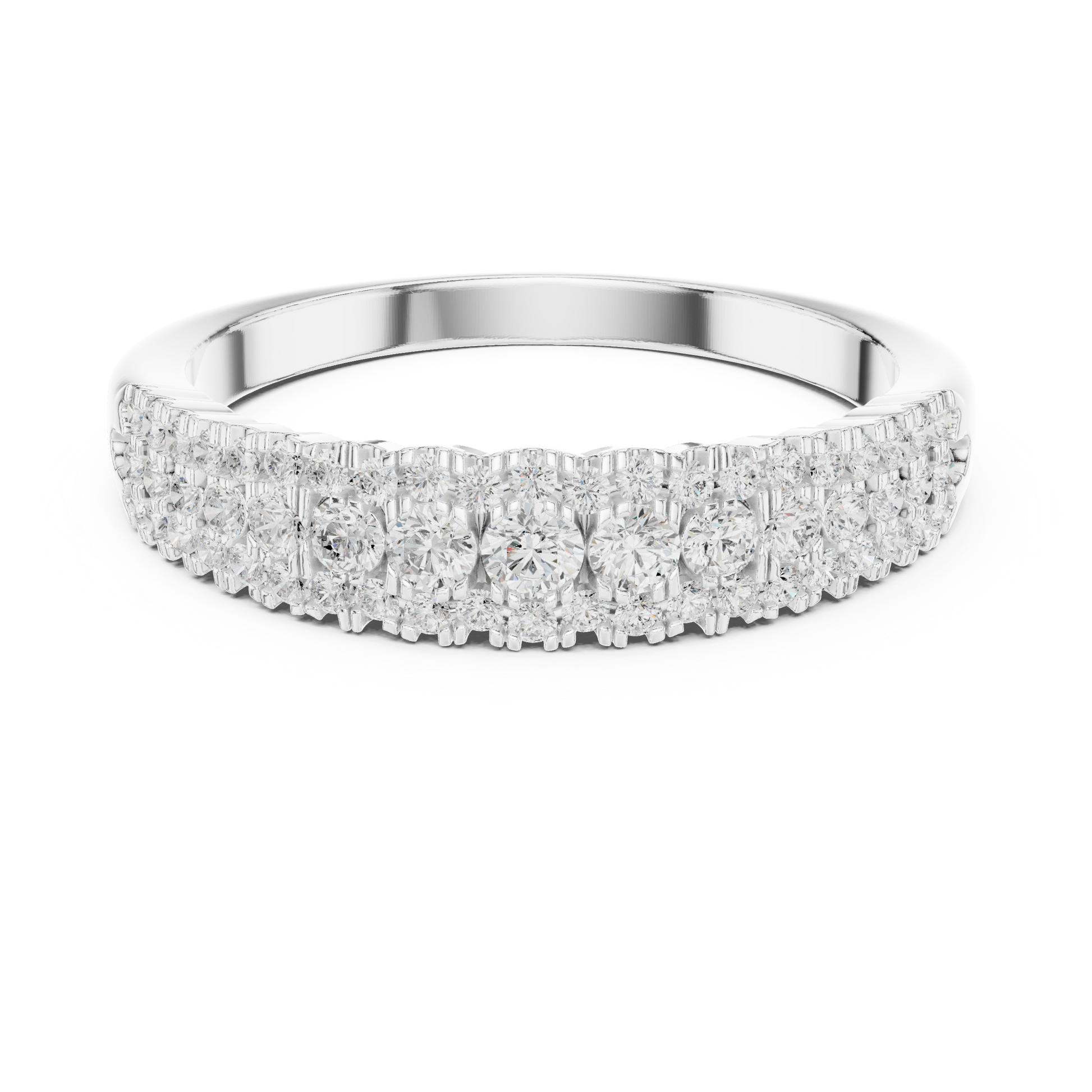 Round Halo Lab Grown Diamond Ring