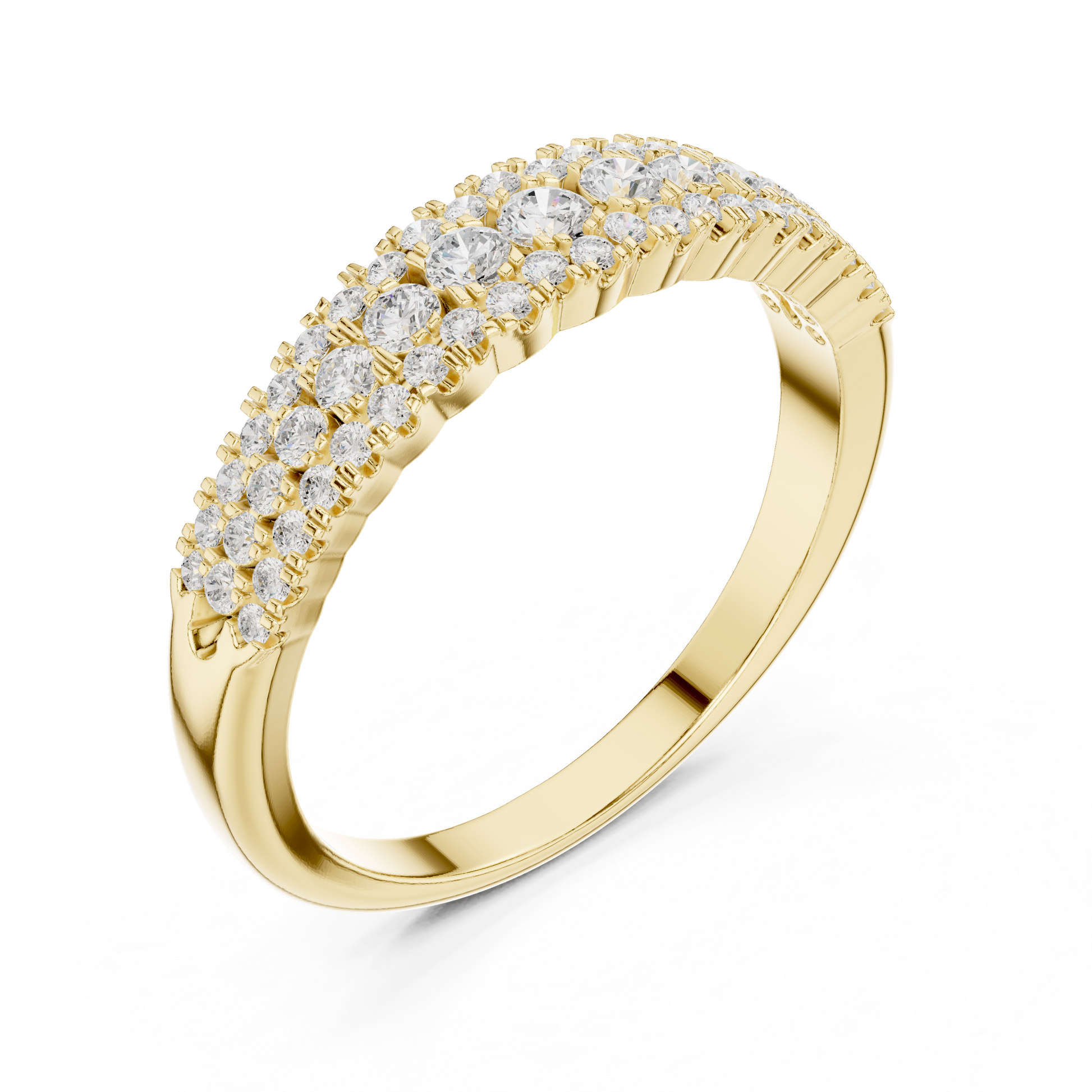 Round Halo Lab Grown Diamond Ring