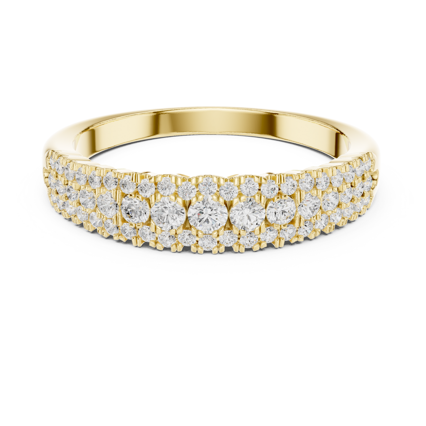 Round Halo Lab Grown Diamond Ring