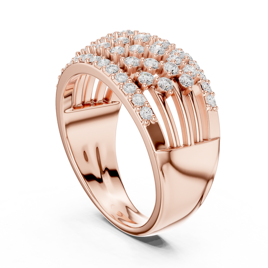 Round Halo Lab Grown Diamond Ring
