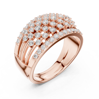Round Halo Lab Grown Diamond Ring
