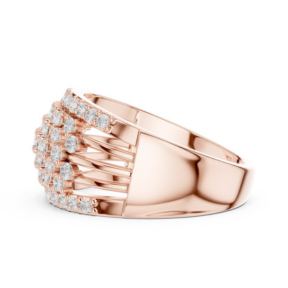 Round Halo Lab Grown Diamond Ring
