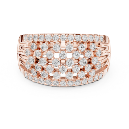 Round Halo Lab Grown Diamond Ring